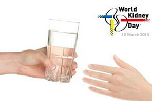 世界肾脏日十周年：用一杯水来庆祝！