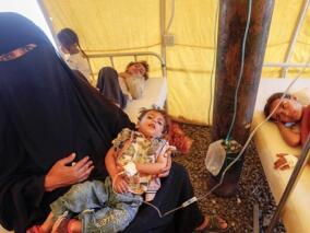 也门霍乱肆虐 疫苗数量杯水车薪